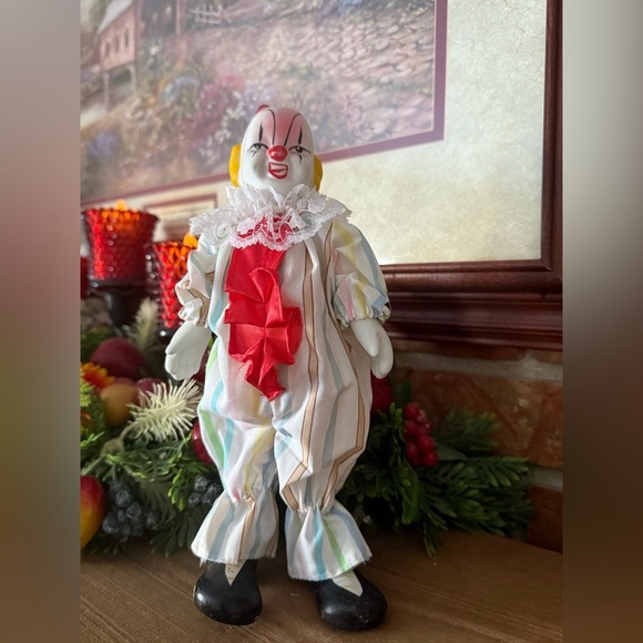 ❤️ Rare Vintage 1985 Porcelain Dynasty Clown Bozo The Clown - Picture 1 of 8